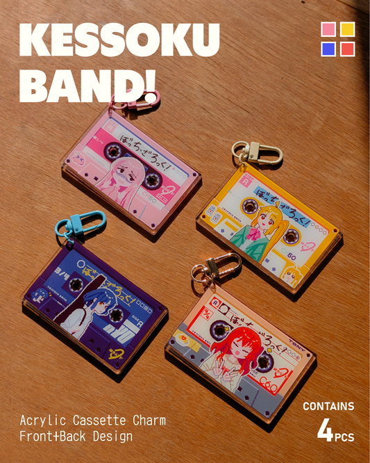 Kessoku Band Cassette Charms