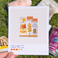 Konbini Snack Haul Polaroid Set