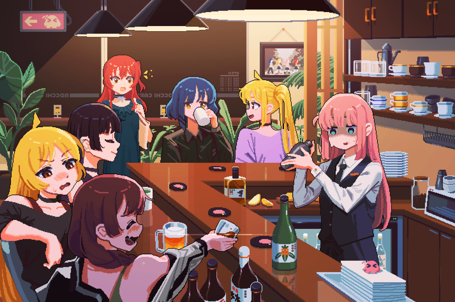 Bocchi Rock Cafe Print