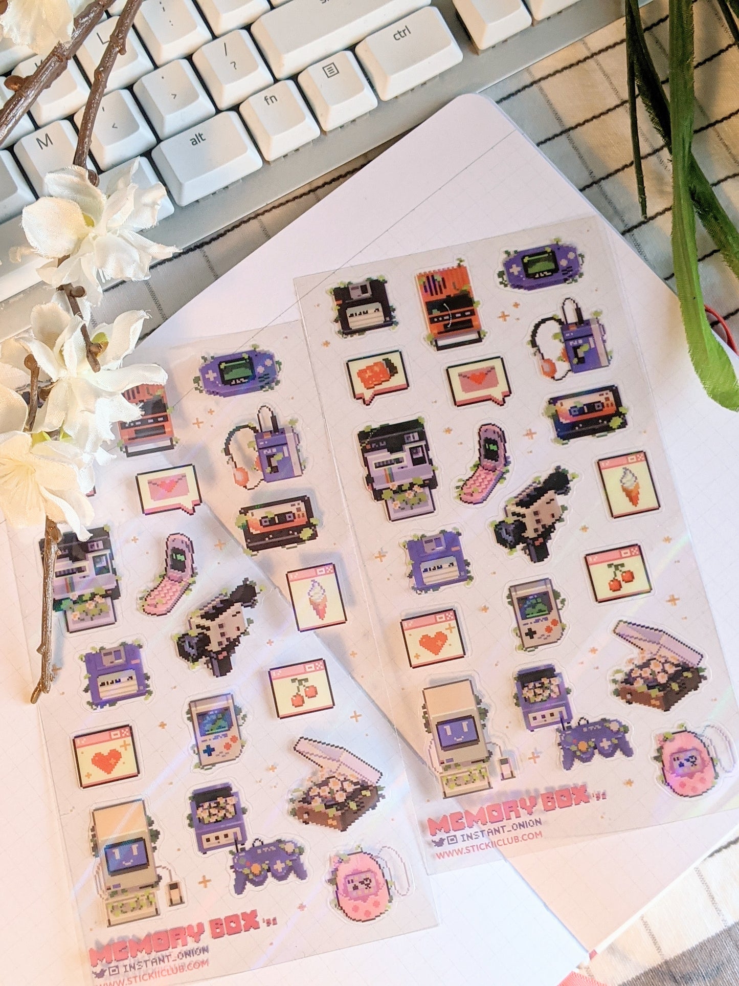 MEMORY BOX Sticker Sheet